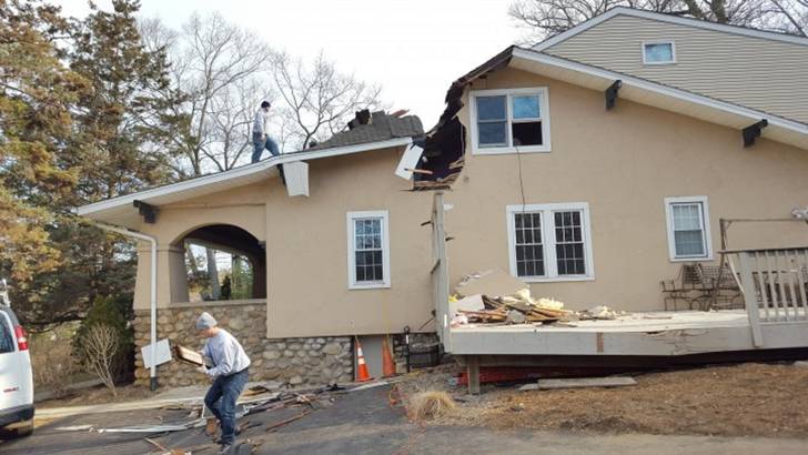 Storm damage restoration in East Rutherford by Jersey Pro Restoration LLC